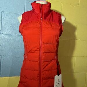 Lululemon Down for It All Vest Grenadine Red - NWT